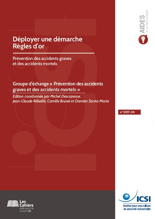 cahier déployer une démarche Règles d’or 